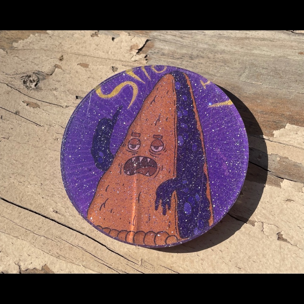 The Brewing Projekt "Shove It" Coaster - Handmade